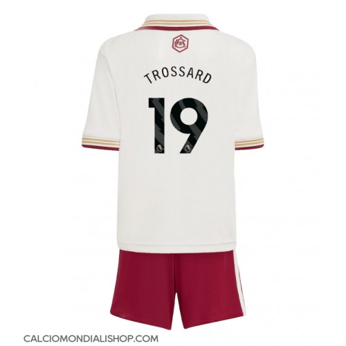 Maglie da calcio Arsenal Leandro Trossard #19 Terza Maglia Bambino 2025-26 Manica Corta (+ Pantaloni corti)